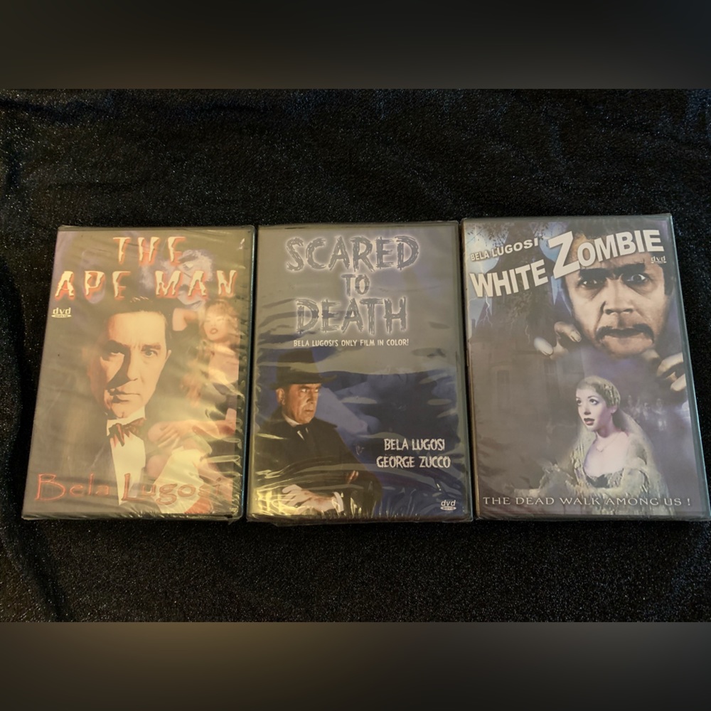 3 New, Sealed Classic Bela Lugosi Movies DVD